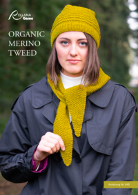 649 Organic Merino Tweed | Strickset Mütze und Schal